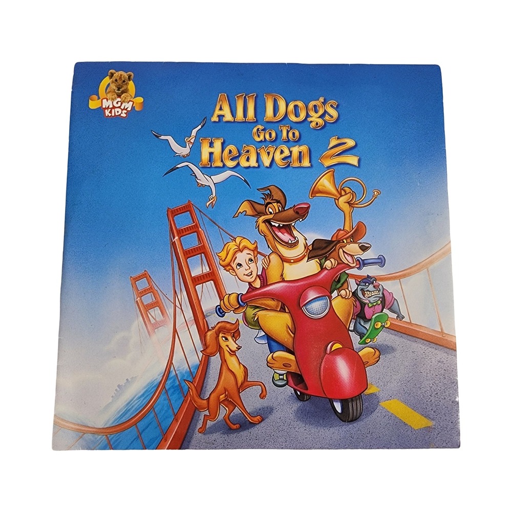 All Dogs Go To Heaven 2 DVD Pizza Hut Promo MGM Kids Movie Vintage